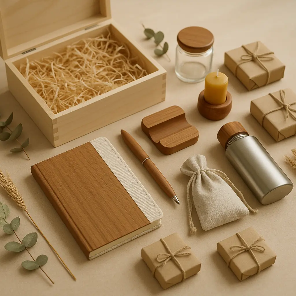 Firmen-Geschenkset aus Holz